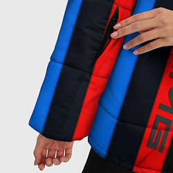 Куртка зимняя женская BMW amg sport, цвет: 3D-черный — фото 2
