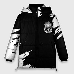 Куртка зимняя женская Ливерпуль краски, цвет: 3D-черный