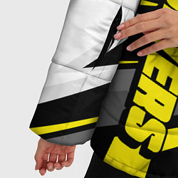 Куртка зимняя женская Helldivers 2: Uniform Yellow x White, цвет: 3D-красный — фото 2