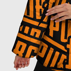 Куртка зимняя женская PUBG pattern game, цвет: 3D-светло-серый — фото 2