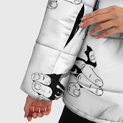 Куртка зимняя женская Вырываются из футболки, цвет: 3D-светло-серый — фото 2