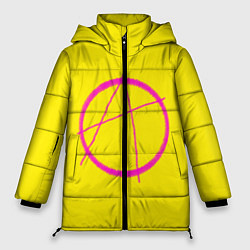 Женская зимняя куртка Символ Анархиста