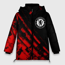Куртка зимняя женская Chelsea sport grunge, цвет: 3D-красный