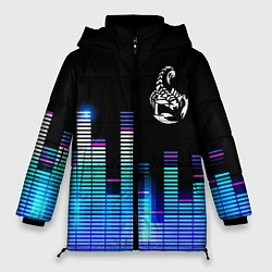 Куртка зимняя женская Scorpions эквалайзер, цвет: 3D-черный