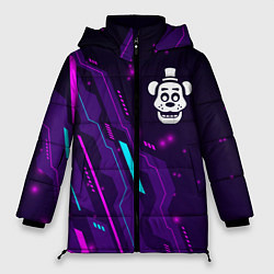 Женская зимняя куртка FNAF neon gaming