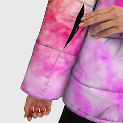 Куртка зимняя женская Colorful smoke 1, цвет: 3D-светло-серый — фото 2