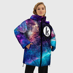 Куртка зимняя женская The Killers space rock, цвет: 3D-черный — фото 2