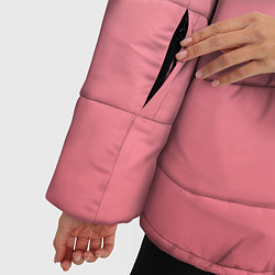 Куртка зимняя женская Нежный розовый градиент, цвет: 3D-светло-серый — фото 2