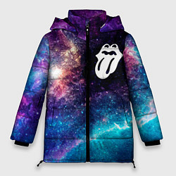 Куртка зимняя женская Rolling Stones space rock, цвет: 3D-черный