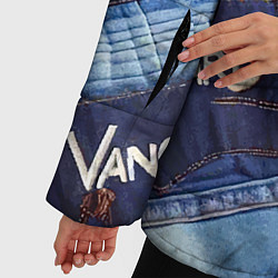 Куртка зимняя женская Vanguard jeans patchwork - ai art, цвет: 3D-черный — фото 2