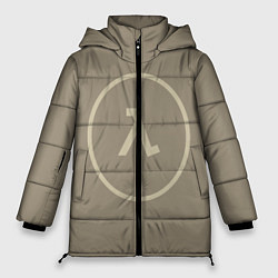 Куртка зимняя женская Half-Life: Decay бежевый, цвет: 3D-черный