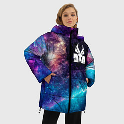 Куртка зимняя женская Die Antwoord space rock, цвет: 3D-черный — фото 2