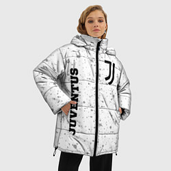 Куртка зимняя женская Juventus sport на светлом фоне вертикально, цвет: 3D-черный — фото 2