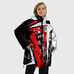 Куртка зимняя женская Extreme geometry, цвет: 3D-черный — фото 2