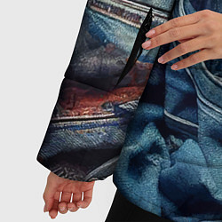 Куртка зимняя женская Denim rags - fashion trend, цвет: 3D-черный — фото 2