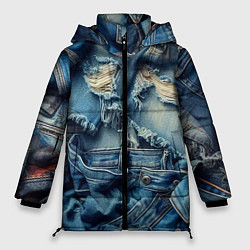 Куртка зимняя женская Denim rags - fashion trend, цвет: 3D-красный