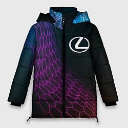 Женская зимняя куртка Lexus neon hexagon