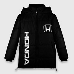 Куртка зимняя женская Honda white logo auto, цвет: 3D-светло-серый