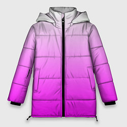 Куртка зимняя женская Gradient color pink, цвет: 3D-красный