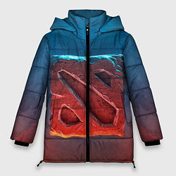Куртка зимняя женская Dota 2: Symbol, цвет: 3D-черный