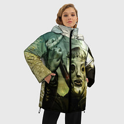 Куртка зимняя женская Slipknot, цвет: 3D-черный — фото 2
