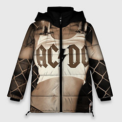 Куртка зимняя женская AC/DC Girl, цвет: 3D-черный
