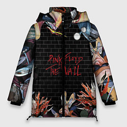 Куртка зимняя женская Pink Floyd: The Wall, цвет: 3D-красный