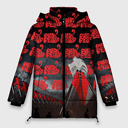 Куртка зимняя женская Pink Floyd Pattern, цвет: 3D-черный