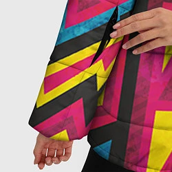Куртка зимняя женская Геометрия, цвет: 3D-черный — фото 2