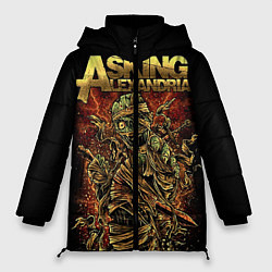 Куртка зимняя женская Asking Alexandria, цвет: 3D-черный