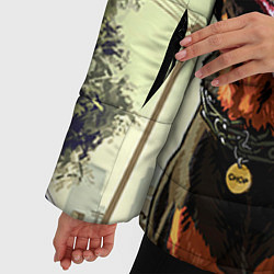 Куртка зимняя женская GTA 5: Franklin Clinton, цвет: 3D-черный — фото 2