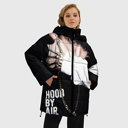 Куртка зимняя женская BTS: Hood by air, цвет: 3D-красный — фото 2