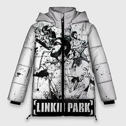 Куртка зимняя женская Linkin Park, цвет: 3D-черный