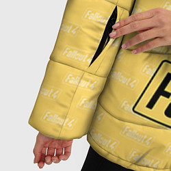 Куртка зимняя женская Fallout 4: Pip-Boy, цвет: 3D-черный — фото 2