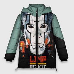 Куртка зимняя женская Limp Bizkit: Faith Face, цвет: 3D-светло-серый