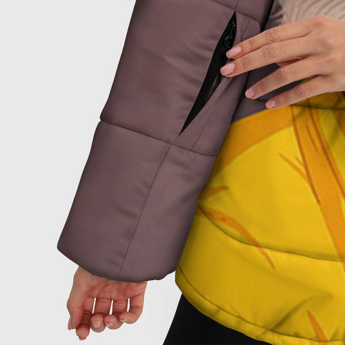 Женская зимняя куртка Доктор Браун / 3D-Черный – фото 5