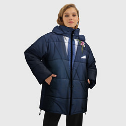 Куртка зимняя женская Жених, цвет: 3D-светло-серый — фото 2