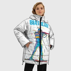 Куртка зимняя женская Биатлон, цвет: 3D-черный — фото 2