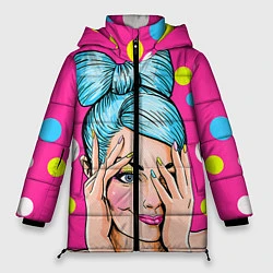 Куртка зимняя женская POP ART, цвет: 3D-черный