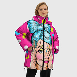 Куртка зимняя женская POP ART, цвет: 3D-черный — фото 2