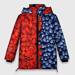 Куртка зимняя женская Ягодка, цвет: 3D-черный