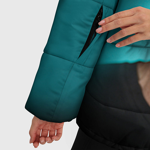 Женская зимняя куртка Хаус с таблеткой / 3D-Светло-серый – фото 5