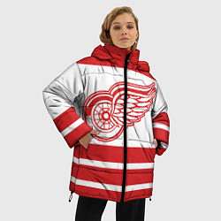 Куртка зимняя женская Detroit Red Wings, цвет: 3D-красный — фото 2