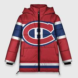 Куртка зимняя женская Montreal Canadiens, цвет: 3D-красный