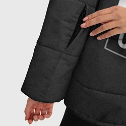 Куртка зимняя женская Straight Outta Compton, цвет: 3D-светло-серый — фото 2