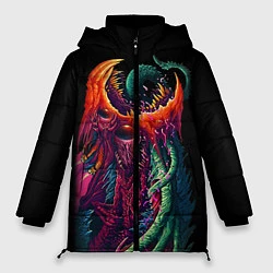 Куртка зимняя женская CS:GO Hyper Beast Monster, цвет: 3D-черный