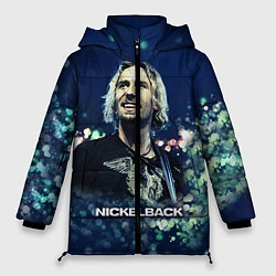 Куртка зимняя женская Nickelback: Chad Kroeger, цвет: 3D-черный