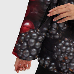 Куртка зимняя женская Ягодная, цвет: 3D-светло-серый — фото 2