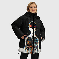 Куртка зимняя женская Three Days Grace: Skeleton, цвет: 3D-светло-серый — фото 2