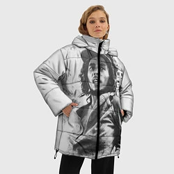 Куртка зимняя женская Молодой Боб Марли, цвет: 3D-красный — фото 2